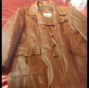 Brown Vintage Leather Jacket